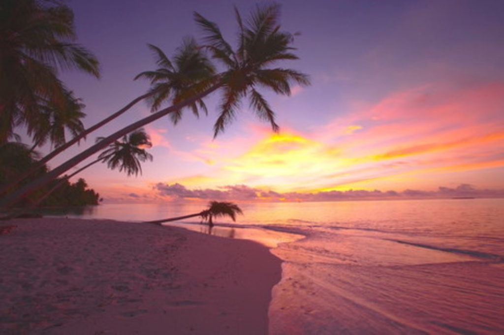 Tramonto alle Maldive